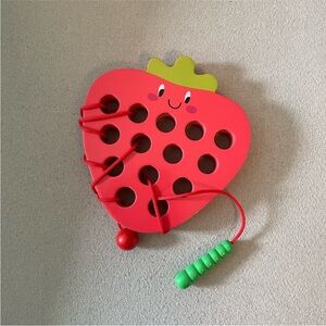 Wooden Lacing Threading Toy